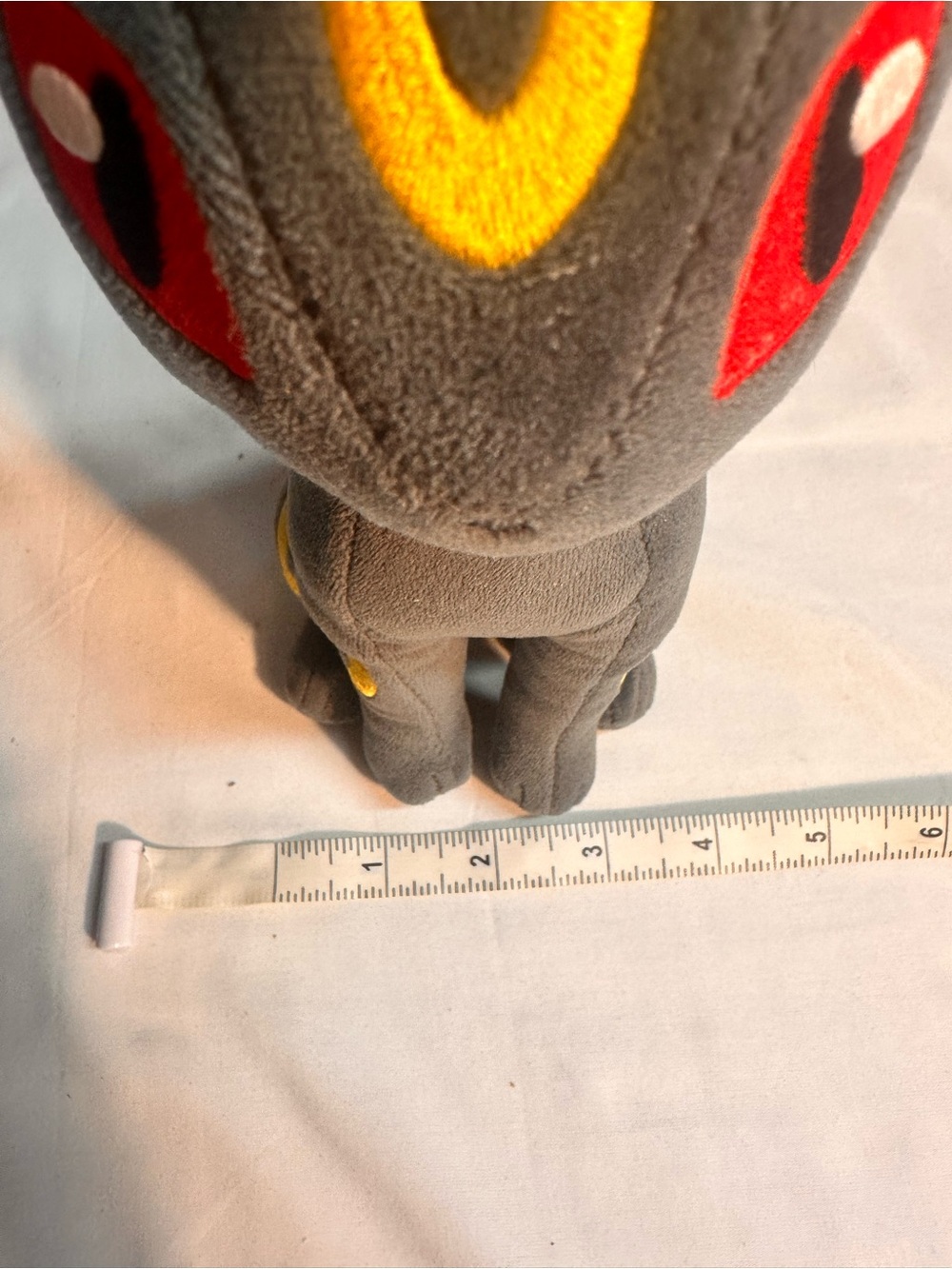 Pokemon Umbreon Plush - Gray, Yellow & Red Soft Toy - Picture 6 of 6